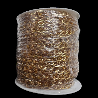 جنزير خفيف ذهبي 50م